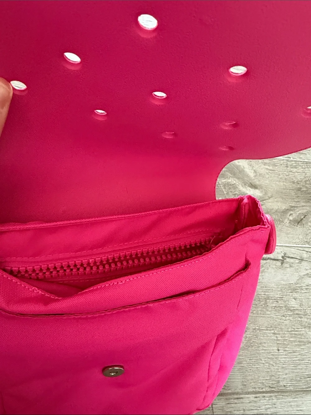 CROCS Hot Pink Sling Crossbody Bag